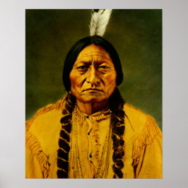 Sitta Bull Native Indian Poster
