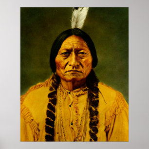 Sitta Bull Native Indian Poster