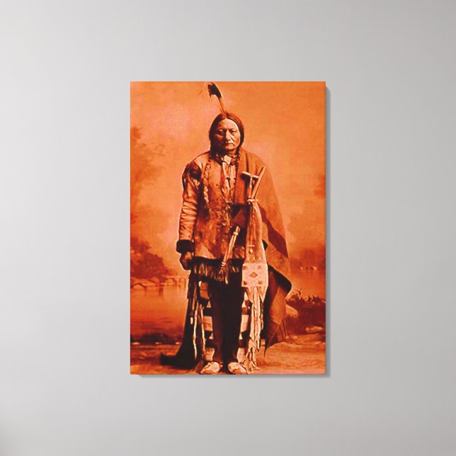 "Sitta Bull" på CANVAS Native American Rendering (Framsida)