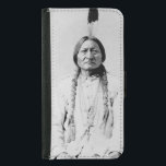 Sitta Bull Samsung Galaxy S5 Plånboksfodral<br><div class="desc">Indiska chefen Sitta Bull (1831-1890). Vintage foto av en berömd Native American Chief.</div>