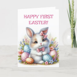 SITTA BUNNY FÖRSTA PÅSK-KORT TACK KORT