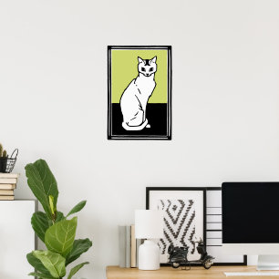Sitta Cat Julie de Graag Art nouveau Poster