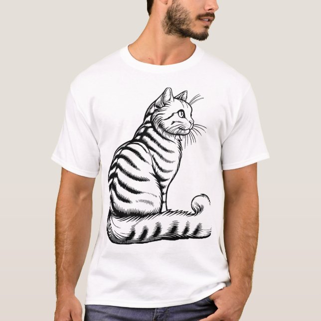 sitta cat t shirt (Framsida)