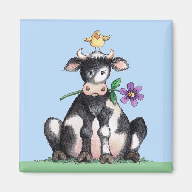 Sitta Cow Magnet (Framsidan)