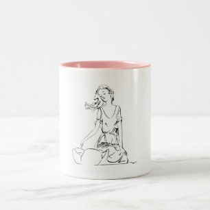 Sitta Fairy... Två-Tonad Mugg