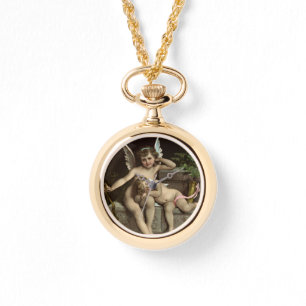 sitta för 2 retro cupids armbandsur