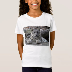 Sitta för unge för snöLeopard T-shirt
