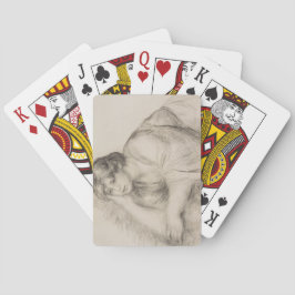 Sitta Girl (av Pierre-Auguste Renoir) Casinokort