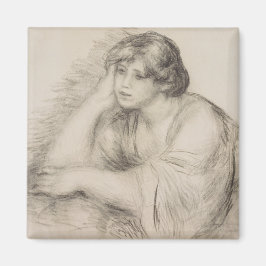 Sitta Girl (av Pierre-Auguste Renoir) Magnet