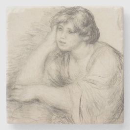 Sitta Girl (av Pierre-Auguste Renoir) Stenunderlägg