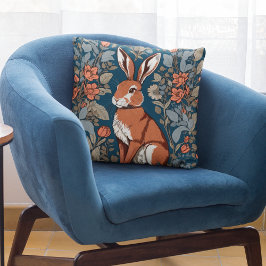 Sitta Hare William Morris Inspired Blommigt Kudde