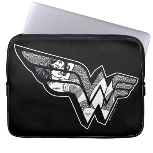 Sitta i anglott Snöre Logotyp Laptop Fodral