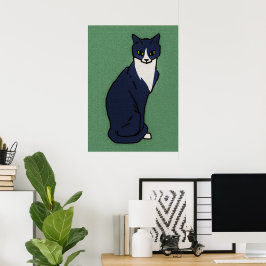 Sitta-katt av Julie de Graag Poster