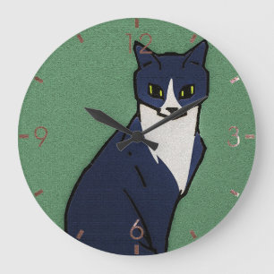 Sitta-katt av Julie de Graag Stor Klocka