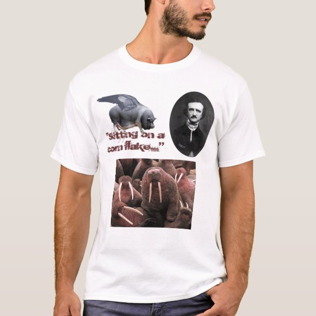 Sitta på en majflinga tee (Framsida)