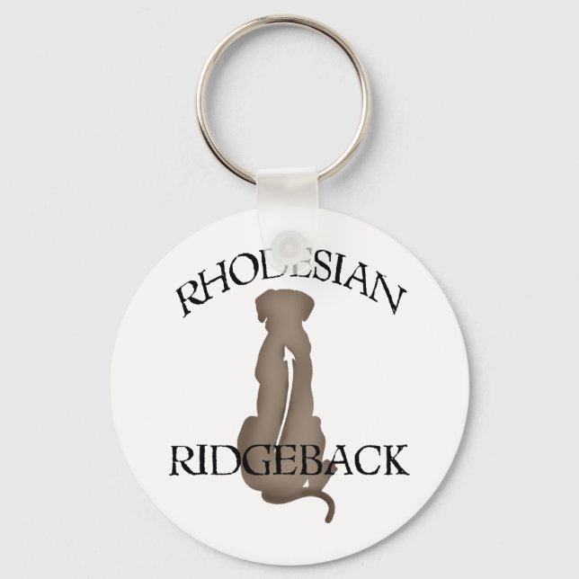 Sitta Rhodesian Ridgeback w/ Text Nyckelring (Framsida)