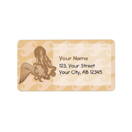 Sitta Sjöjungfru Adressetikett