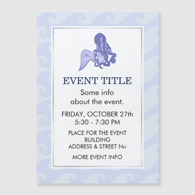 Sitta Sjöjungfru Blue (Framsida)