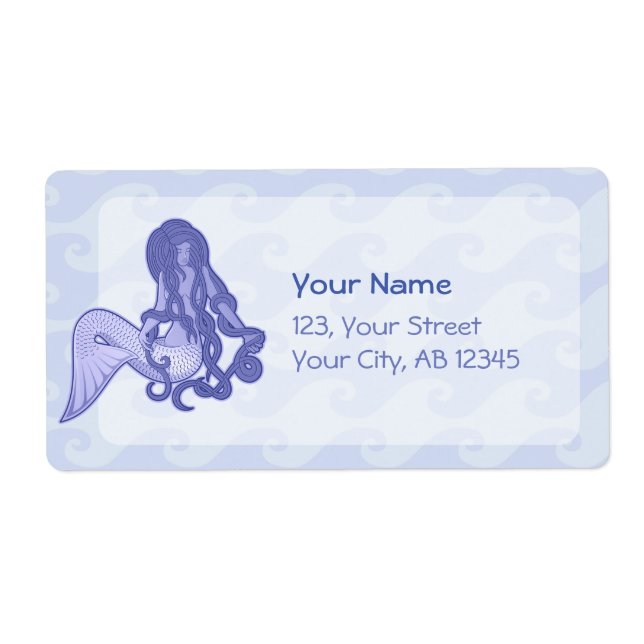 Sitta Sjöjungfru Blue Fraktsedel (Framsidan)