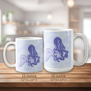 Sitta Sjöjungfru Blue Kaffemugg