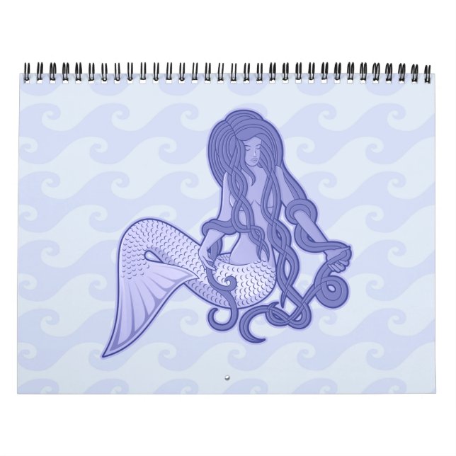 Sitta Sjöjungfru Blue Kalender (Omslag)