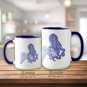 Sitta Sjöjungfru Blue Mugg
