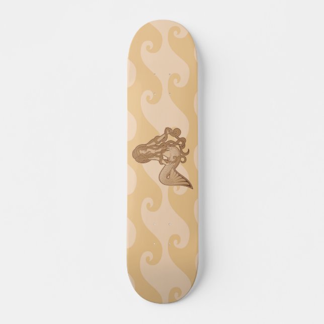Sitta Sjöjungfru Skateboard Bräda 20,5 Cm (Framsida)