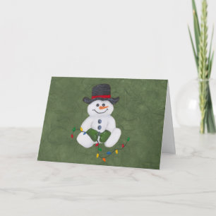 Sitta Snögubbe julkort Helgkort