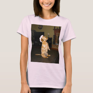 Sitta Söt eller TV Dachshund T-shirt