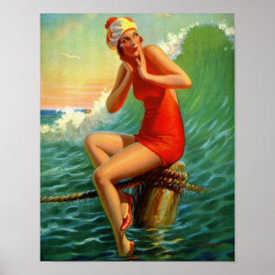 "Sitta Söt" Painting - Edward Mason Eggleston Poster