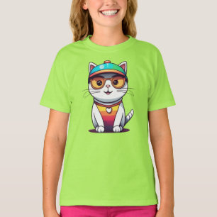 Sitta, torvglas och hatt t shirt