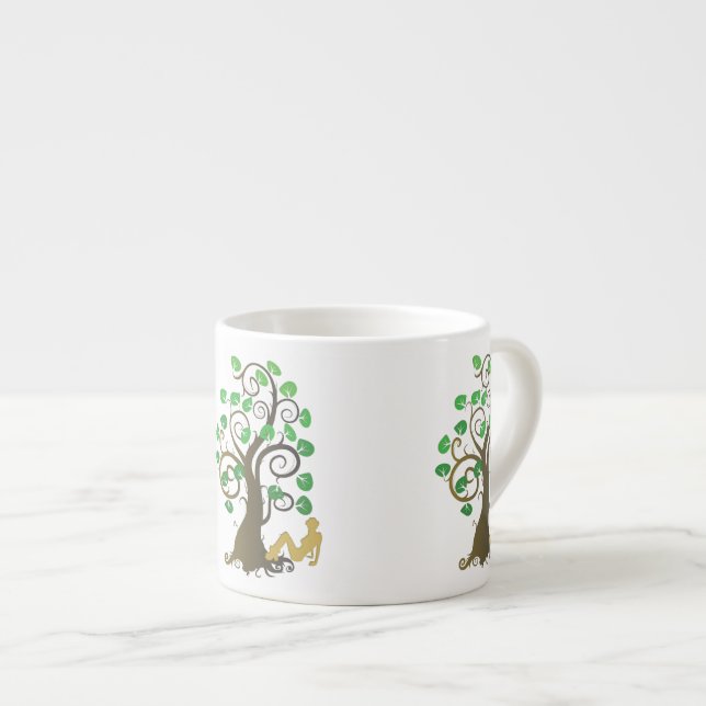 Sitta under Träd Espressomugg (Framsida höger)