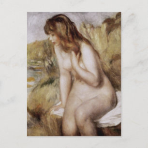 Sitta vid Sten, Pierre-Auguste Renoir Vykort