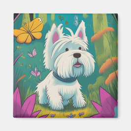 Sitta Westie Magnet
