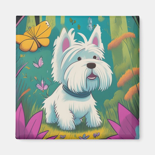 Sitta Westie Magnet (Framsidan)