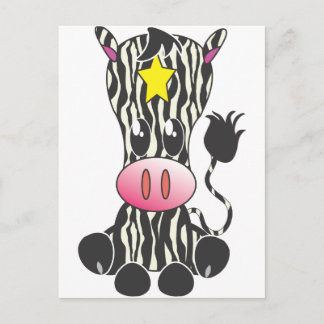 Sitta Zebra Vykort