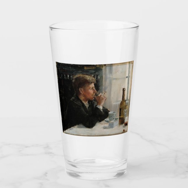 Sittad man-Borttappad i tankarna vid Bord Glaskopp (Framsida)