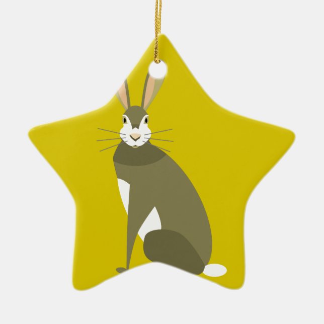 SittaHare Julgransprydnad Keramik (Framsidan)