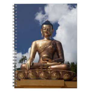 Sittande Buddha-staty Anteckningsbok