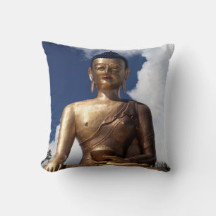 Sittande Buddha-staty Kudde