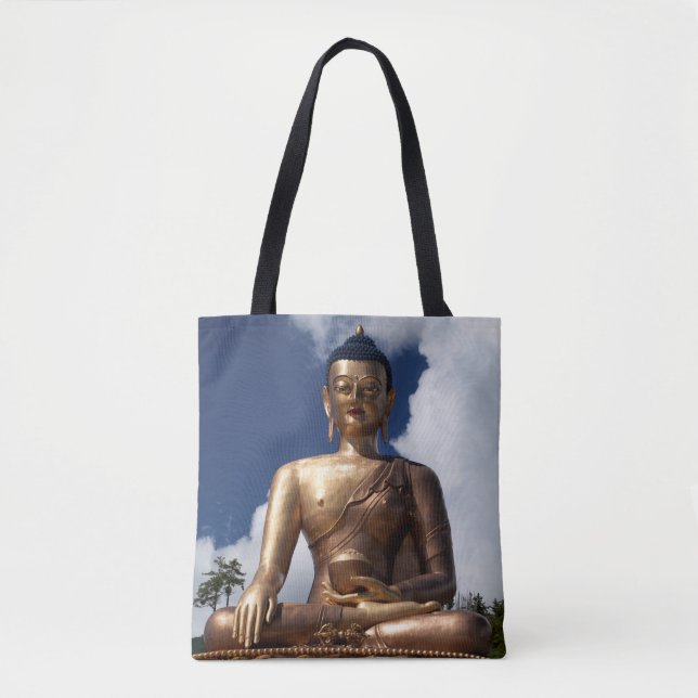 Sittande Buddha-staty Tygkasse (Framsida)