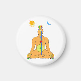 Sittande Chakras Magnet
