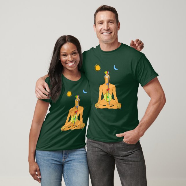Sittande Chakras T Shirt (Unisex)