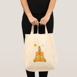 Sittande Chakras Tygkasse