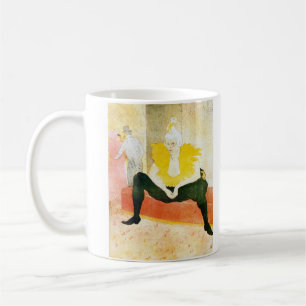 Sittande clown vid Toulouse-Lautrec Kaffemugg