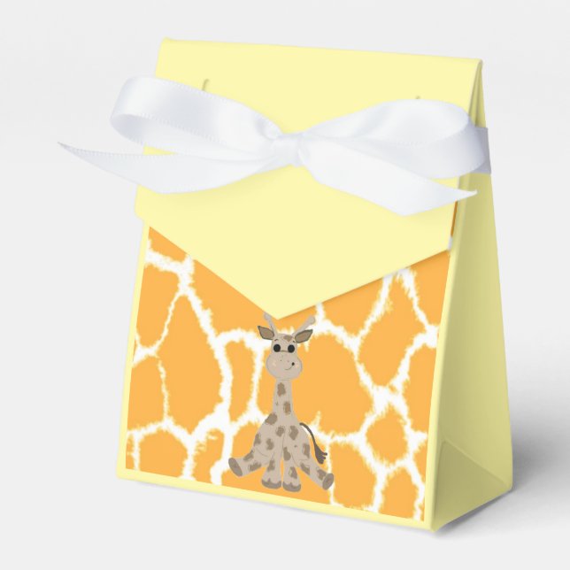 Sittande giraff presentaskar (Framsidan Sidan)