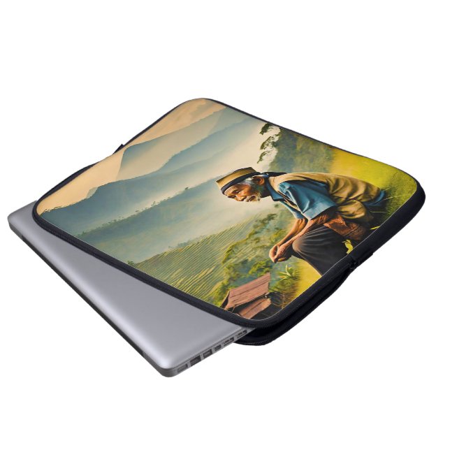 Sittande i stillhet laptop fodral (Framre botten)