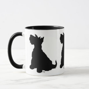Sittande Scottie Hund Mugg