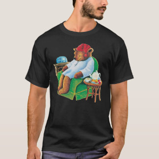 Sittårning av kallsten med låg sömntid med klassis t shirt