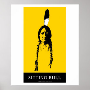 Sittatjur i gult poster